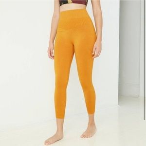 JoyLab High Waisted Seamless 7/8 Leggings Harvest Gold